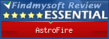 Findmysoft AstroFire Editor's Review Rating