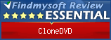 Findmysoft CloneDVD Editor's Review Rating
