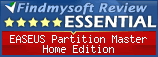 Findmysoft EASEUS Partition Master Home Edition Editor's Review Rating