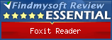 Findmysoft Foxit Reader Editor's Review Rating