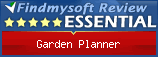 Findmysoft Garden Planner Editor's Review Rating