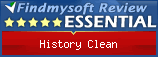 Findmysoft History Clean Editor's Review Rating