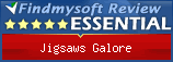 Findmysoft Jigsaws Galore Editor's Review Rating