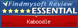 Findmysoft Kaboodle Editor's Review Rating