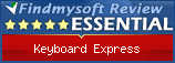 Findmysoft Keyboard Express Editor's Review Rating