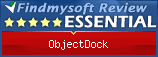 Findmysoft ObjectDock Editor's Review Rating