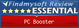 Findmysoft PC Booster Editor's Review Rating