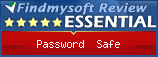 Findmysoft Password Safe Editor's Review Rating