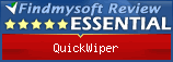 Findmysoft QuickWiper Editor's Review Rating