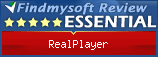 Findmysoft RealPlayer Editor's Review Rating