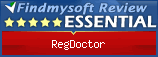 Findmysoft RegDoctor Editor's Review Rating