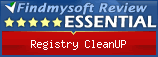 Findmysoft Registry CleanUP Editor's Review Rating