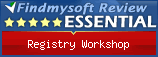 Findmysoft Registry Workshop Editor's Review Rating