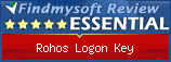 Findmysoft Rohos Logon Key Editor's Review Rating