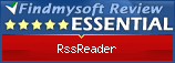 Findmysoft RssReader Editor's Review Rating