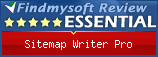 Findmysoft Sitemap Writer Pro Editor's Review Rating