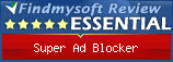 Findmysoft Super Ad Blocker Editor's Review Rating