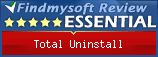 Findmysoft Total Uninstall Editor's Review Rating