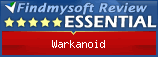 Findmysoft Warkanoid Editor's Review Rating