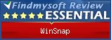 Findmysoft WinSnap Editor's Review Rating