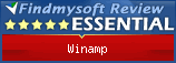 Findmysoft Winamp Editor's Review Rating