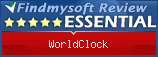 Findmysoft WorldClock Editor's Review Rating