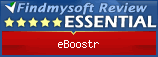 Findmysoft eBoostr Editor's Review Rating