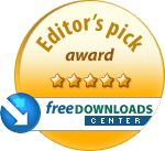 FreeDownloadsCenter.com: Editor's Pick award
