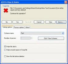 Wiping Options