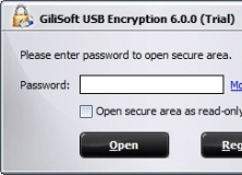 Open encrypted thumbdrive