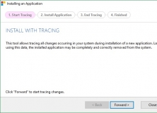 Install an Application with Tracing