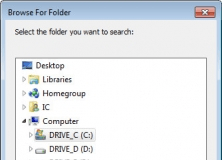 Choosing Scan Folder