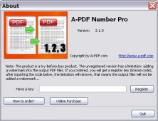 About A-PDF Number Pro