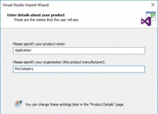 Visual Studio Import Wizard