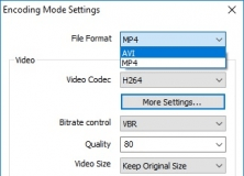 Encoding Mode Settings