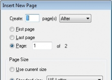 Insert new page
