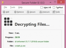Decrypting folder
