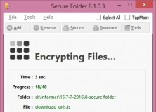 Encrypting folder