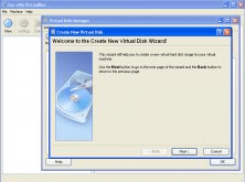 Sun xVM VirtualBox New Virtual Disk Wizard