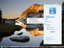 Windows Live Messenger displays multiple user accounts
