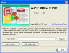 About A-Pdf Office to Pdf