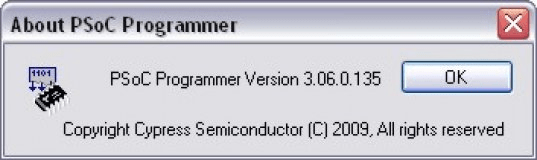 About PSoc Programmer