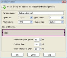 Creating a Partition