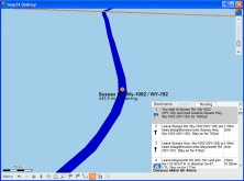 Map24 Desktop Route Flight