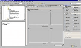 GUI builder with the palette and Dialog edition