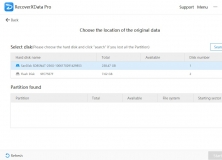 Recovery for Lost Partition