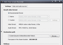Screen Recorder Settings