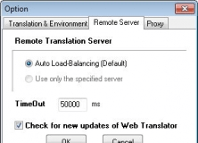 Remote Translation Server Settings