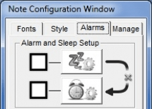 Alarms Configuration
