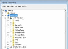 Folders Selection Window